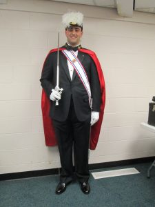 Matt in Fourth Degree Regalia